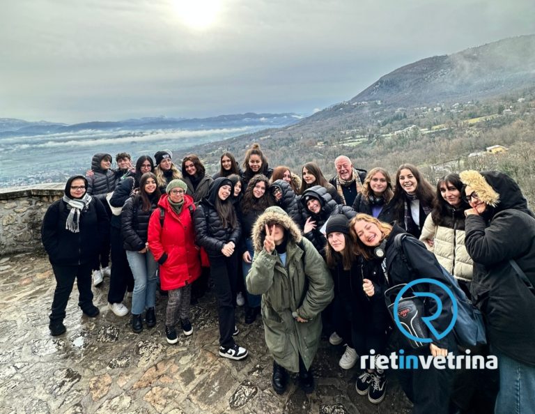 Gli studenti del Liceo Scienze Umane di Poggio Mirteto in visita a Greccio sui luoghi di Francesco