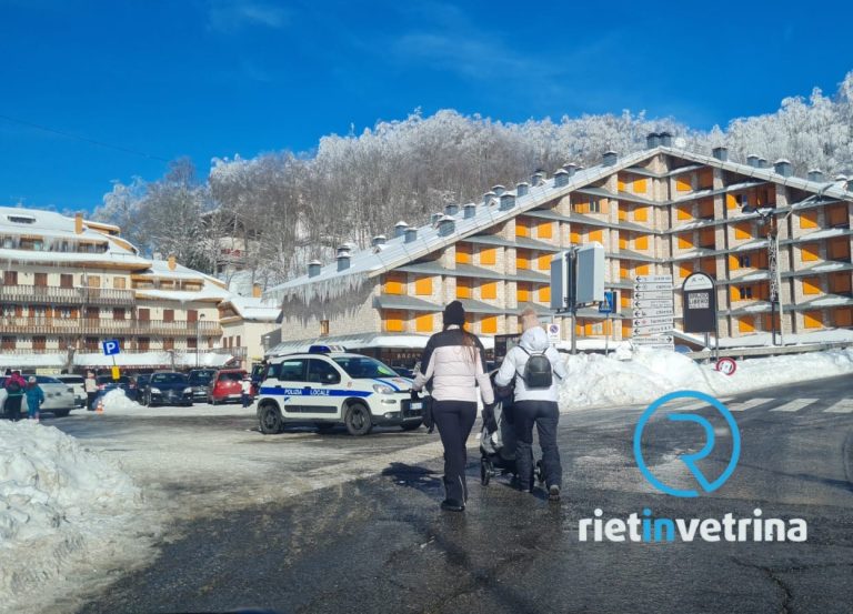 Terminillo, a Pian de Valli posti esauriti. Polizia Locale sul posto