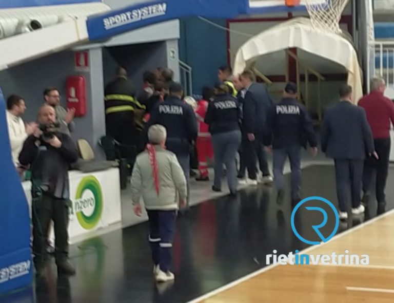 NPC Kienergia – NoviPiù Monferrato, spettatore soccorso di urgenza