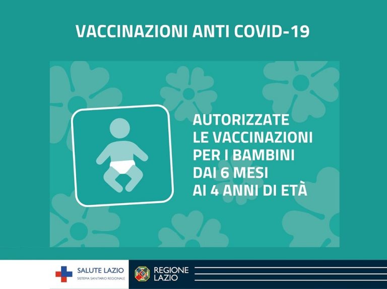 Vaccinazione anti-Covid, Ministero della Salute autorizza vaccinazione anche nei bimbi tra 6 mesi e 4 anni compiuti
