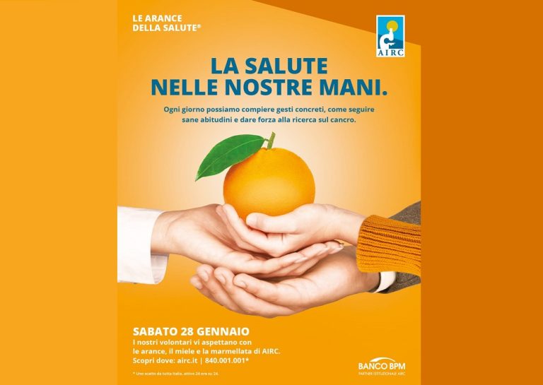 Come ogni anno tornano le Arance AIRC per raccogliere fondi per la ricerca contro il cancro