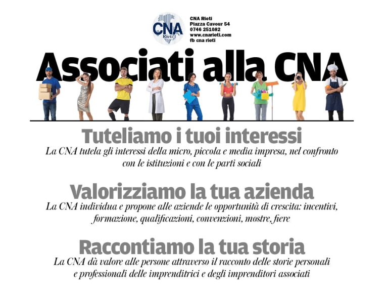 Associati alla CNA Rieti – COME FARE
