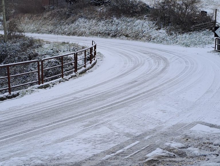 Maltempo, anche il Cicolano sotto la neve