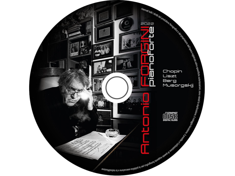 E’ uscito il nuovo CD di Antonio Forgini che esegue musiche di Chopin, Liszt, Berg, Musorgskij