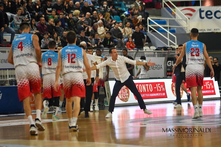 Kienergia Rieti – Cantù, coach Ceccarelli: “Siamo vivi, c’è grande rammarico per l’occasione persa”