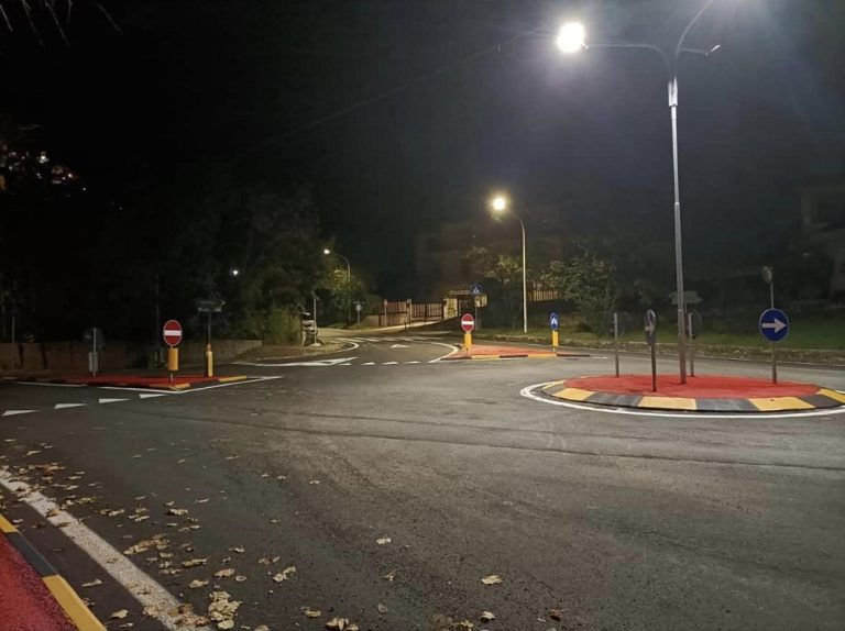 Una nuova rotatoria a Poggio Bustone, Calisse: “Opera necessaria, inaugurazione il 7 gennaio”
