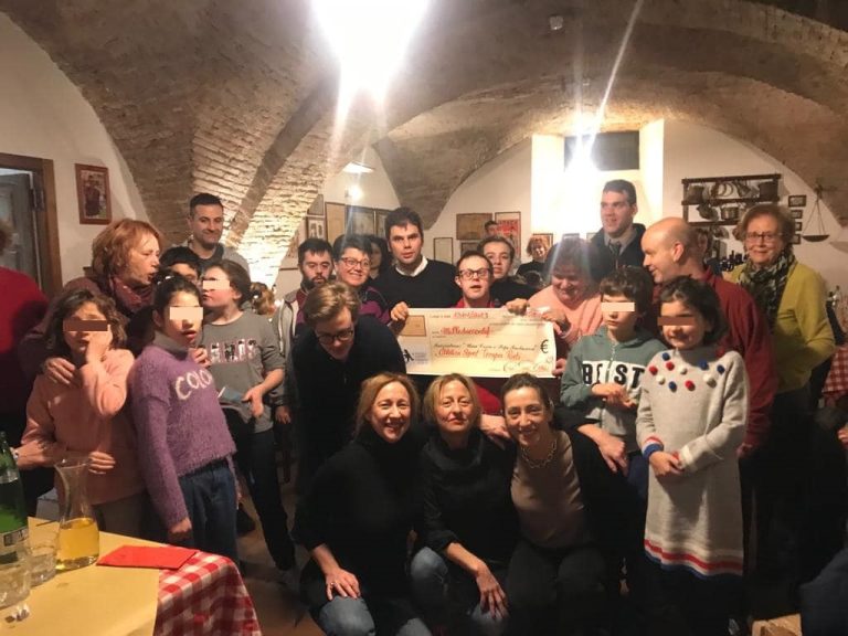“Parco Inclusivo Città di Rieti”, serata di consegna donazione con la cacio e pepe