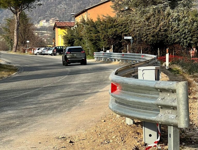Nuovi guardrail sulla Terminillese e in via Colle San Mauro