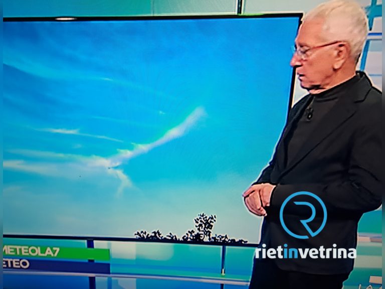 L’arcobaleno circumzenitale di Poggio Bustone a La7