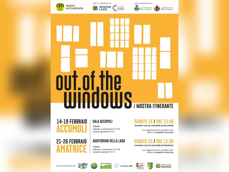 “Amatrice – Accumoli, out of the windows”, dal 14 febbraio la mostra itinerante