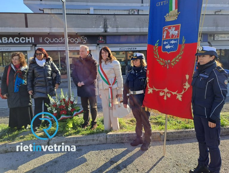 Rieti, commemorate le vittime delle Foibe