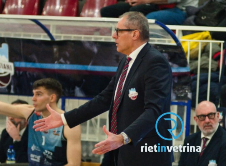 La Real Sebastiani Rieti rescinde consensualmente con coach Sandro Dell’Agnello