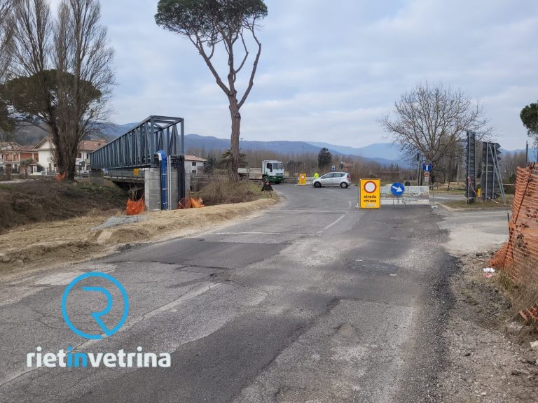 Momentaneamente riaperto il ponte zona Macelletto