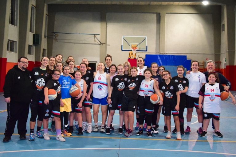 Le NPC Women ospiti all’allenamento della formazione Under 13 femminile