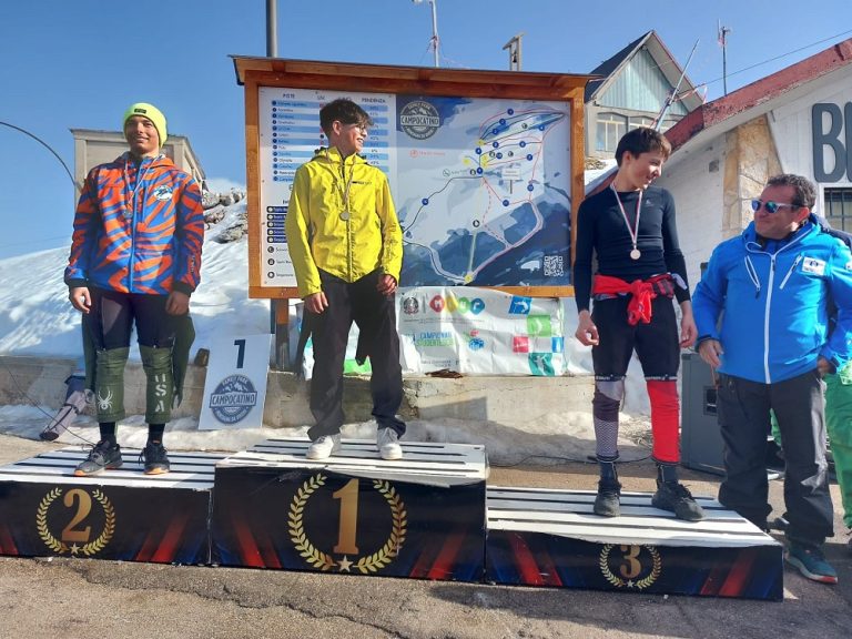 Il reatino Gabriele Brunozzi è Campione regionale studenteschi di sci alpino