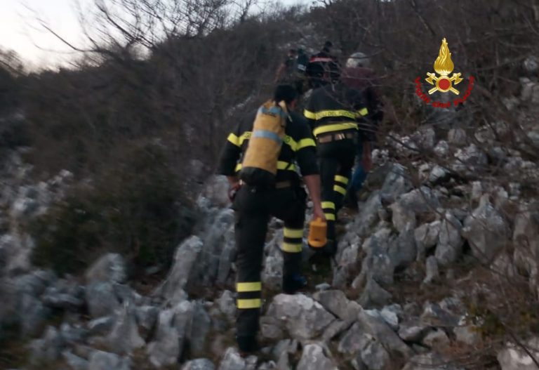 Sul Monte Cosce soccorso escursionista romano che aveva perso l’orientamento