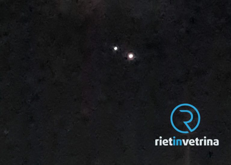 Sui cieli del Reatino è visibile il “Bacio tra Giove e Venere”