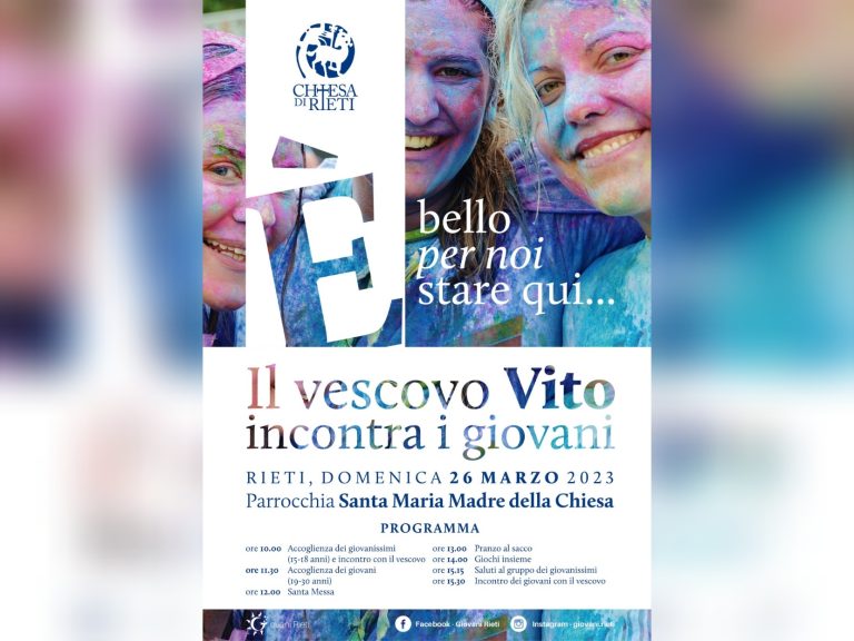 Il vescovo Vito Piccinonna incontra i giovani. Appuntamento per domenica 26 marzo