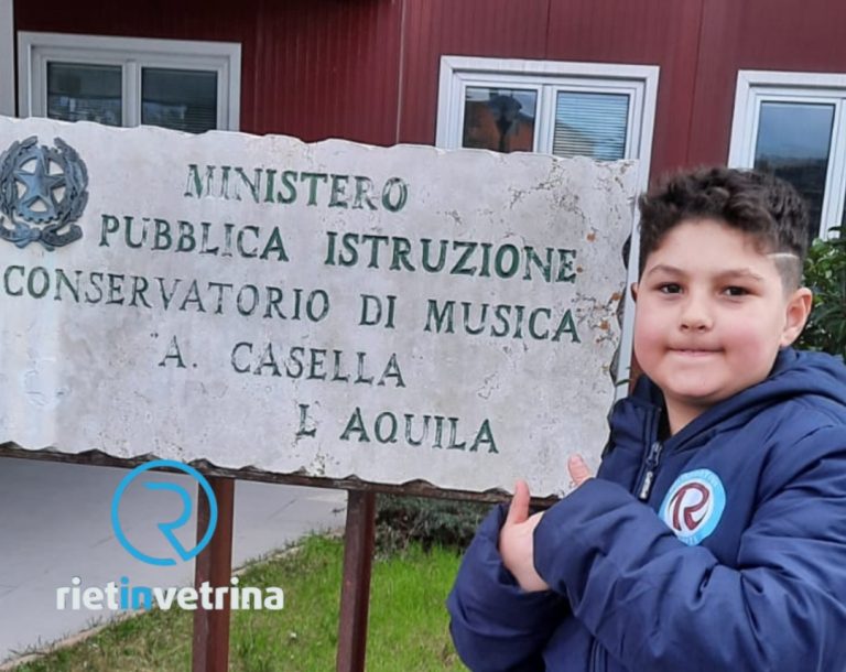 Gioele di Rieti, 9 anni, entra al Conservatorio di L’Aquila con il Corso Prime Note