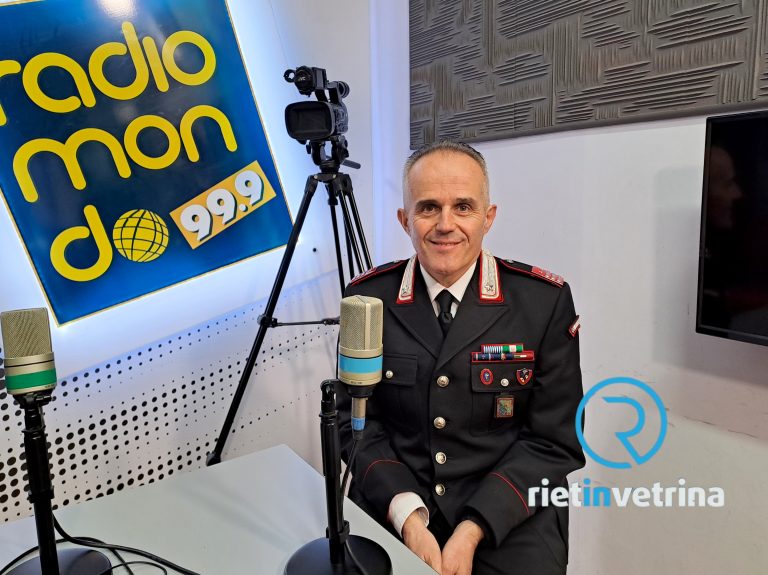 Matteo Del Din, comandante stazione Carabinieri Terminillo, ospite di Rietinvetrina e Radiomondo