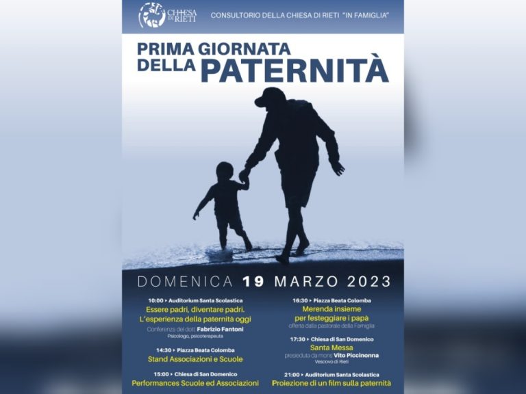 Giornata della Paternità – IL PROGRAMMA