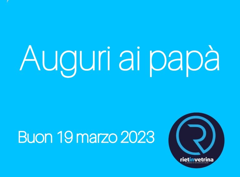 Buona Festa del Papà da Rietinvetrina