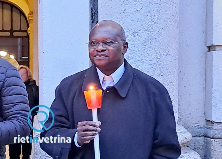 ►VIDEO – Fiaccola Benedettina a Rieti, il commento di don Shango