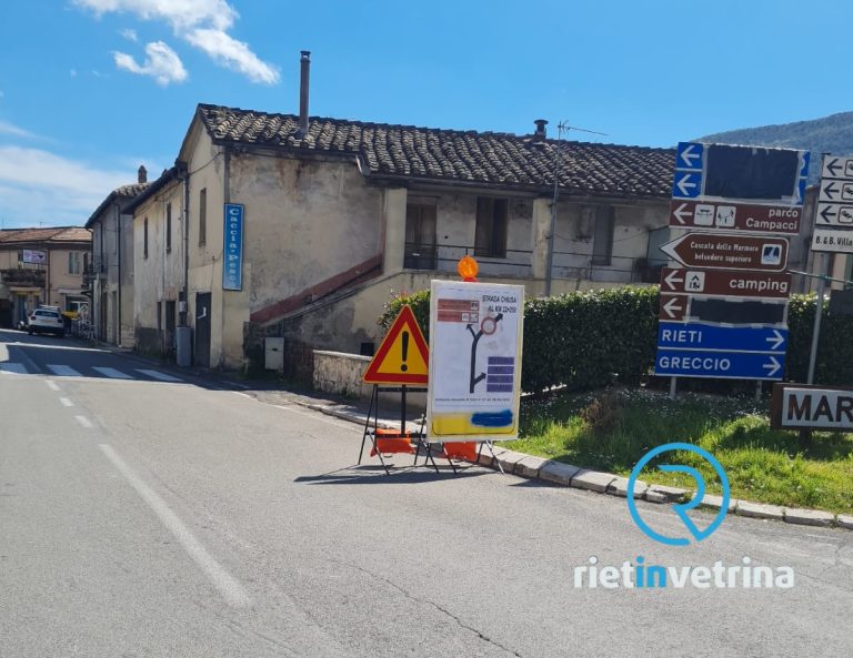 SEI TU IL REPORTER – Necessaria indicazione per avvertire gli automobilisti della strada interrotta a Piediluco