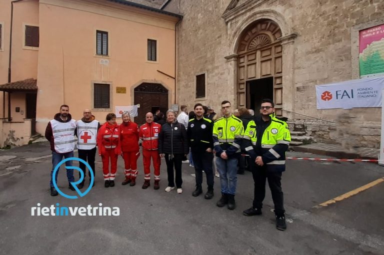 La Croce Rossa di Rieti a sostegno del FAI nelle Giornate di Primavera