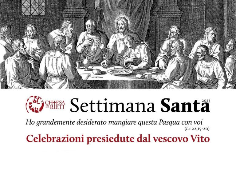 Settimana Santa di Pasqua – Le celebrazioni presiedute dal vescovo Vito Piccinonna