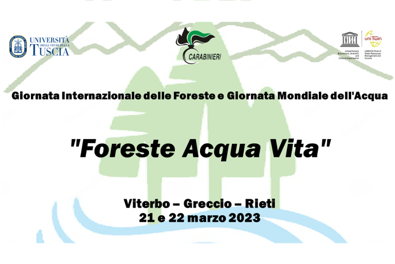 “Foreste Acqua Vita”, iniziativa dei Carabinieri Forestale Lazio che si terrà a Rieti e Viterbo