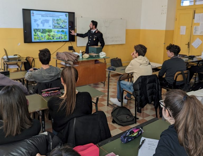 Il Liceo Classico Varrone di Rieti aderisce ai progetti di educazione Ambientale dei Carabinieri Forestali di Cittaducale