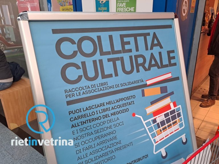 Alla Coop Futura c’è la Colletta Culturale