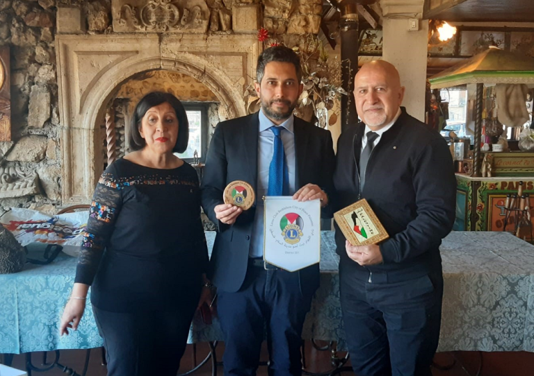 Accordo di amicizia tra il Lions Club Rieti e il Lions Club Bethlehem city of peace