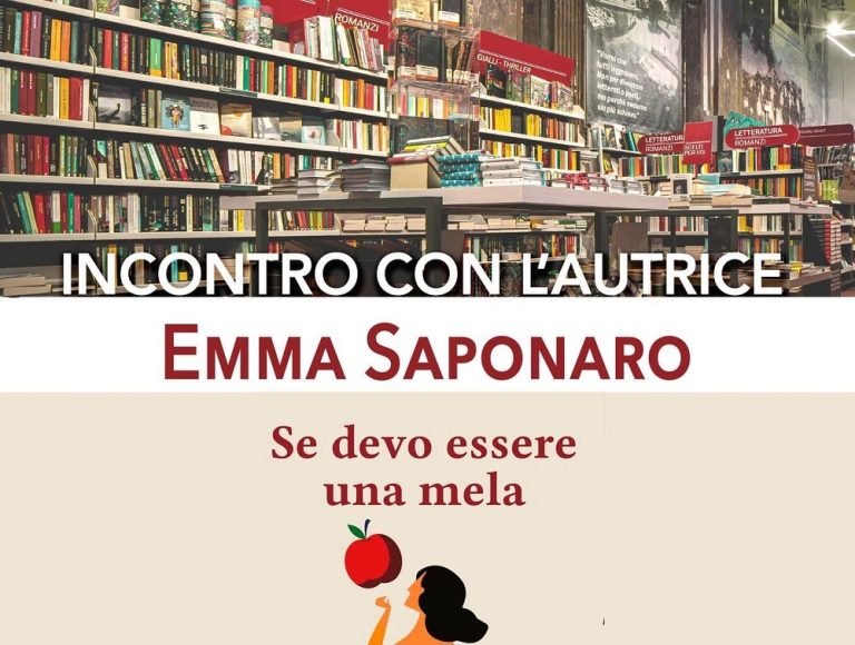 Alla Mondadori Rieti Emma Saponaro presenta il suo nuovo romanzo “Se devo essere una mela”