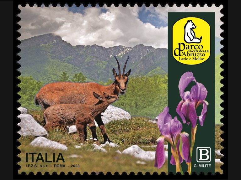 Emesso francobollo dedicato al Parco Nazionale d’Abruzzo, Lazio e Molise