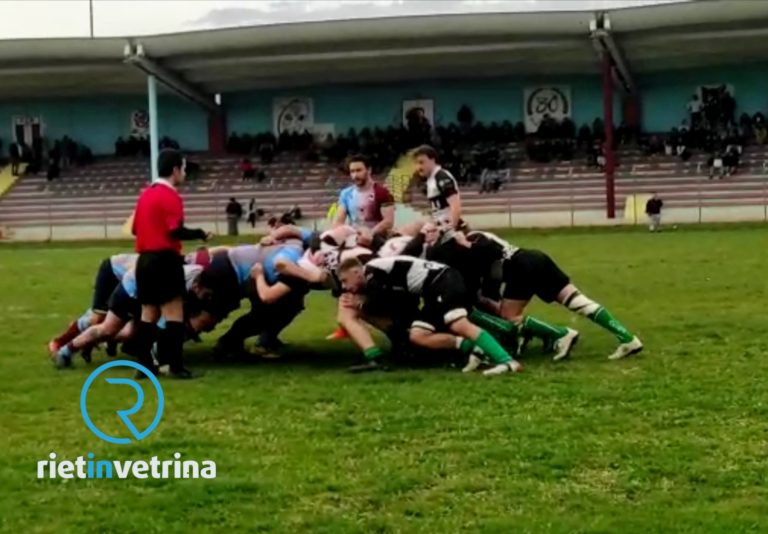 Partita al cardiopalma per gli Arieti Rugby Rieti che pareggiano contro il Rugby Roma Olimpic