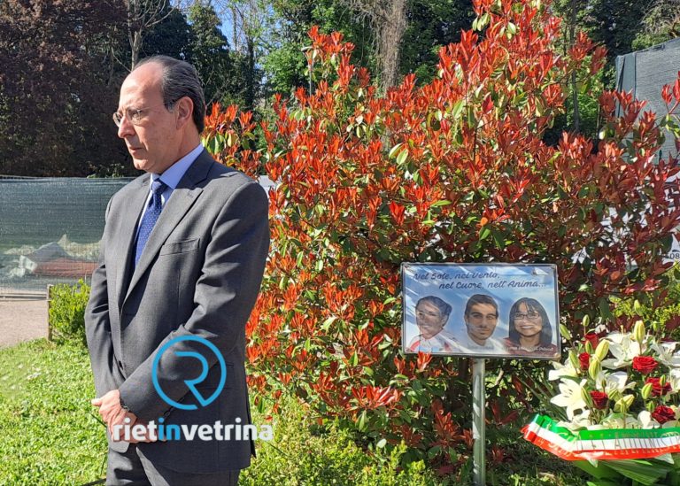 ► VIDEO – Nel ricordo di Michela, Luca e Valentina morti nel sisma di L’Aquila 2009 – Le parole del prefetto Gennaro Capo