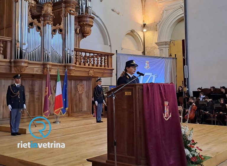 Celebrato anche a Rieti il 171° anniversario della Polizia di Stato – LE FOTO