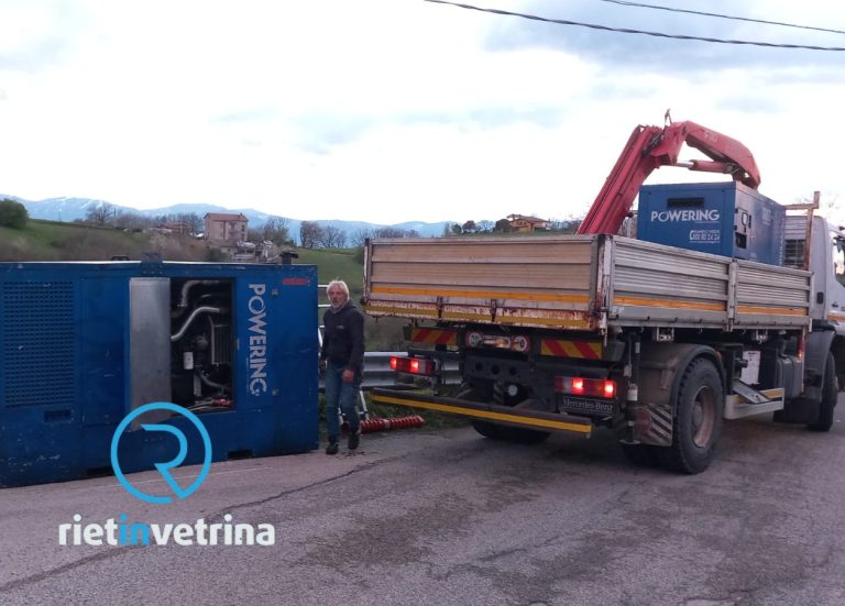 Castelfranco, dopo il blackout arrivato il generato per l’elettricità