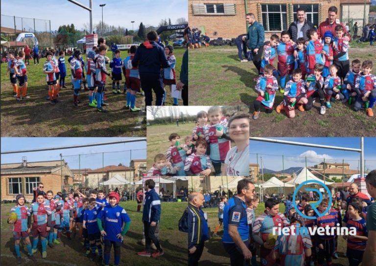 I piccoli rugbisti degli Arieti Rugby Rieti pronti per il Memorial Carucci