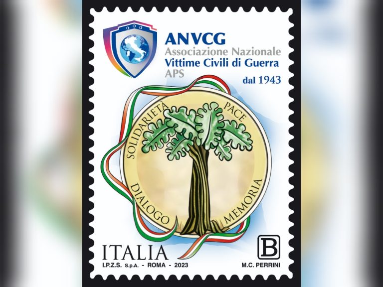 Emesso francobollo dedicato all’Associzione Nazionale Vittime Civili di Guerra
