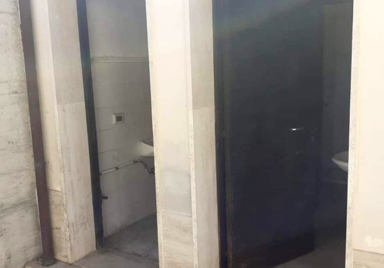 Cimitero Piani Poggio Fidoni, assessorato  Manutenzione pulisce i locali tecnici