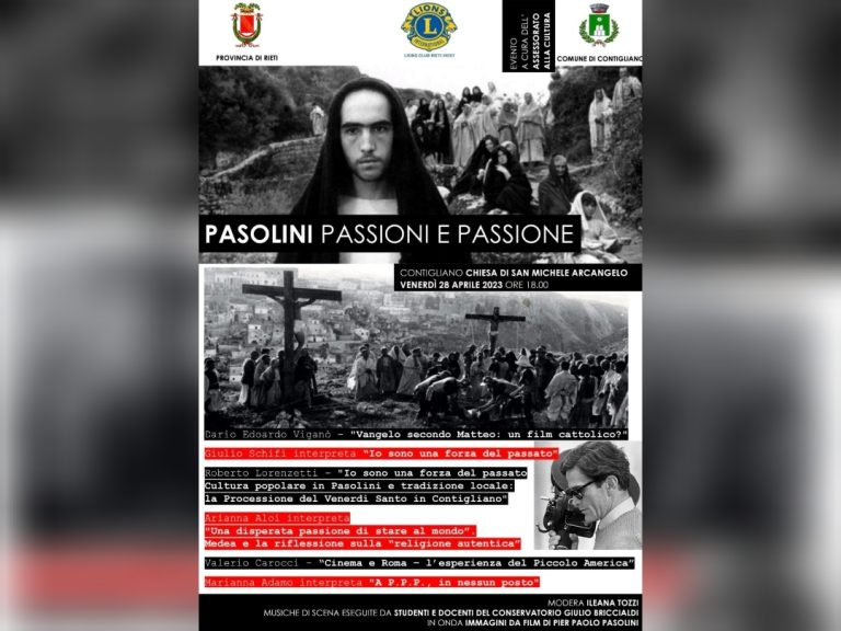 Pasolini a San Michele di Contigliano