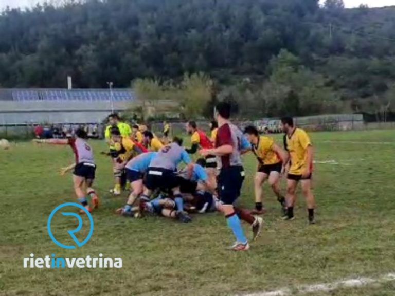 Gli Arieti Rugby Rieti battono Sulmona e sono matematicamente primi in classifica