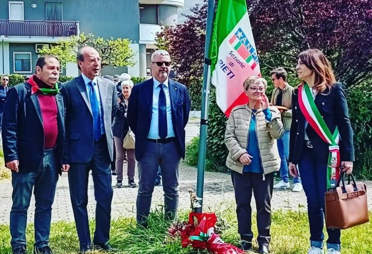 ANPI Rieti celebra il 25 aprile con le Autorità cittadine