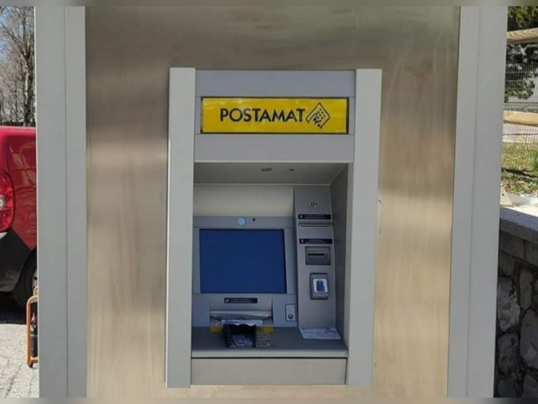 Al Terminillo installato ATM Postamat