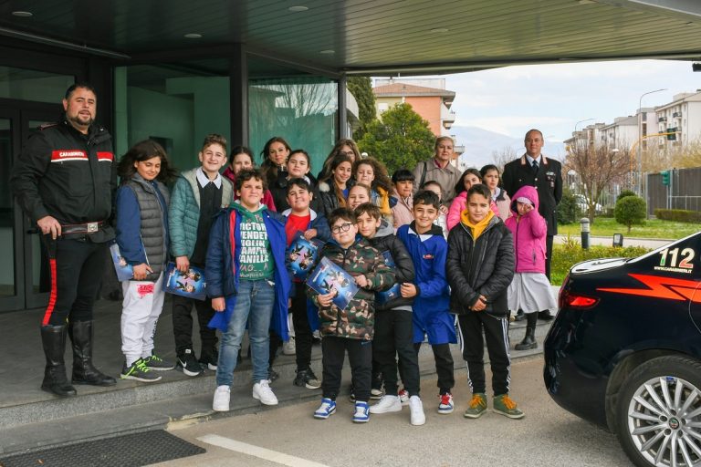 Un giorno da Carabiniere per gli alunni delle primarie di Poggio Bustone, Rivodutri e Colli sul Velino