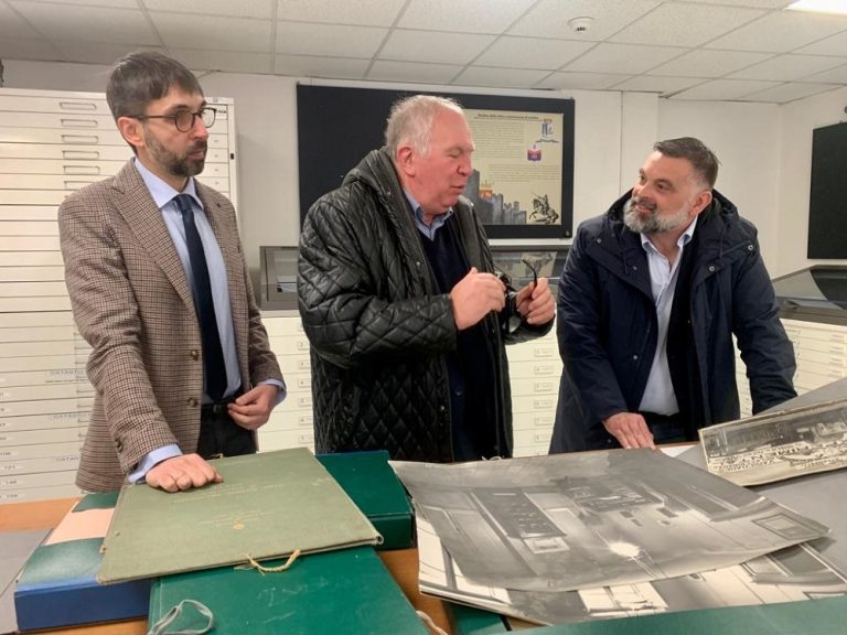 Il senatore De Carlo visita  l’Archivio di Stato e il Centro Sperimentale di Rieti