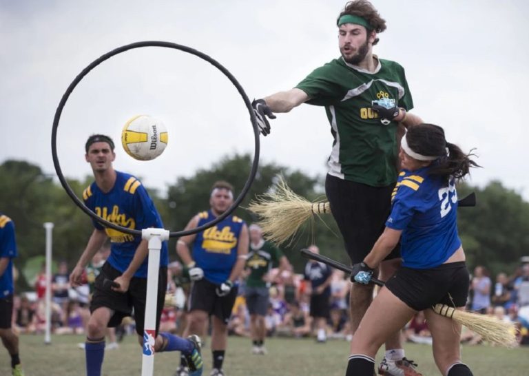 A Casperia dimostrazione di Quidditch, lo sport diventato famoso con la saga “Harry Potter”